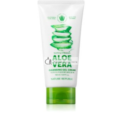 Nature Republic Soothing Moisture Aloe Vera Cleansing Gel-Cream 150 Ml