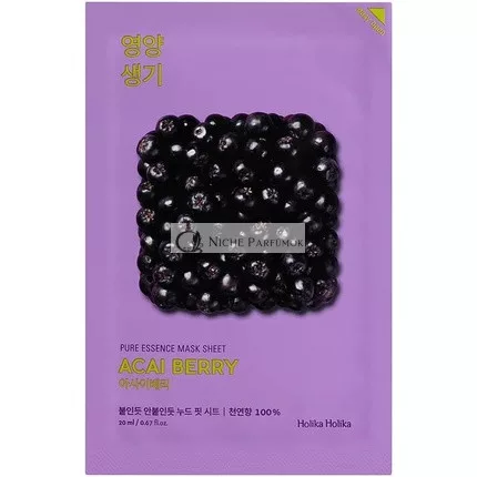Holika Holika Pure Essence Facial Sheet Mask Acai Berry 23ml