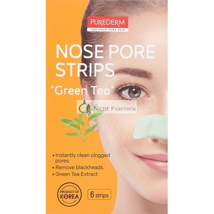 Purederm Botanical Choice Tea Tree Nose Pore Strips 6 Strips