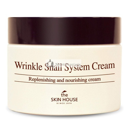 THE SKIN HOUSE Wrinkle Snail System Cream 50ml 1.69 fl.oz. Firming Eliminates Skin Impurities Repairs Skin Barriers Anti-Aging