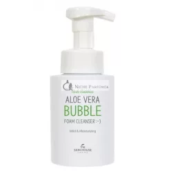   The Skin House Aloe Vera Bubble Foam Cleanser 300ml Soothes and Moisturizes Rough Skin