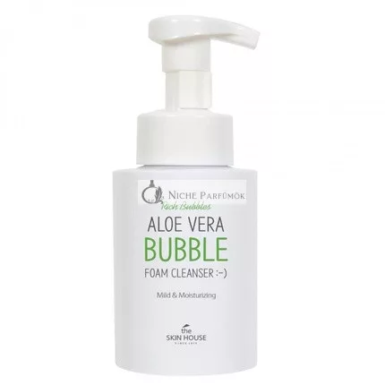 The Skin House Aloe Vera Bubble Foam Cleanser 300ml Soothes and Moisturizes Rough Skin