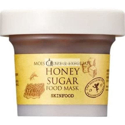 SKIN FOOD Honey Sugar Food Mask 180g - Black Sugar and Honey for Smooth Skin