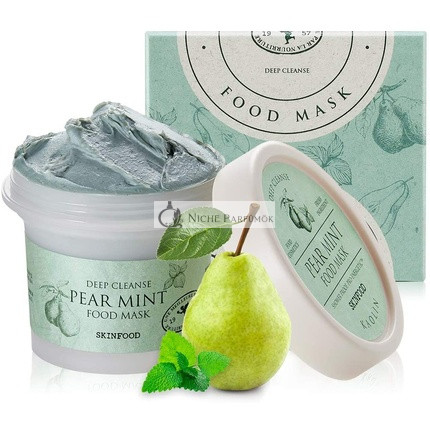 Skinfood Pear Mint Food Mask 120g 4.23 Oz. - Pore & Sebum Clearing, Skin