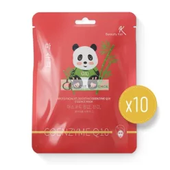   Co-Enzyme Q10 Mask 100% Natural Formulation for Glowing, Moisturized, and Youthful Skin