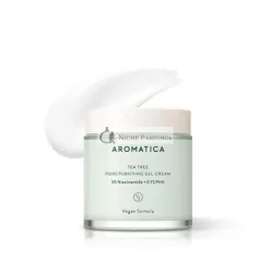   AROMATICA Tea Tree Pore Purifying Gel Cream with Niacinamide and PHA 100ml - For Oily and Sensitive Skin