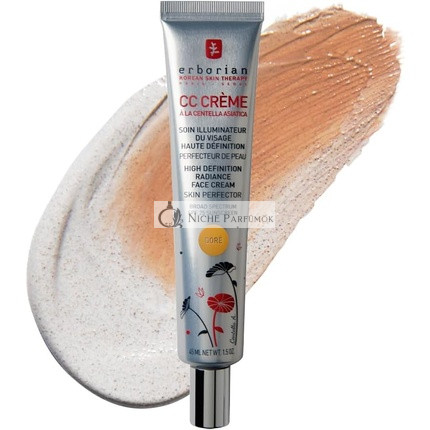 Erborian CC Cream with Centella Asiatica Lightweight Skin Perfector Tinted Moisturiser and Brightening Face Cream Fair Shade SPF 25 45ml