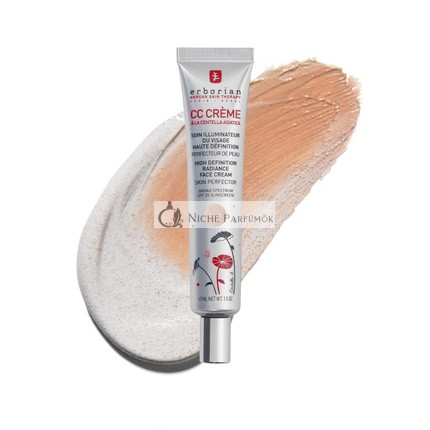 Erborian CC Cream with Centella Asiatica Intensive Tinted Moisturizer and Radiant Complexion Korean Skincare Cream for Light Skin Tones SPF 25 45ml