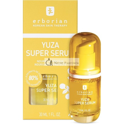 Erborian Yuza Super Serum Facial Care with Yuzu Extract and Vitamin C 30ml Yellow