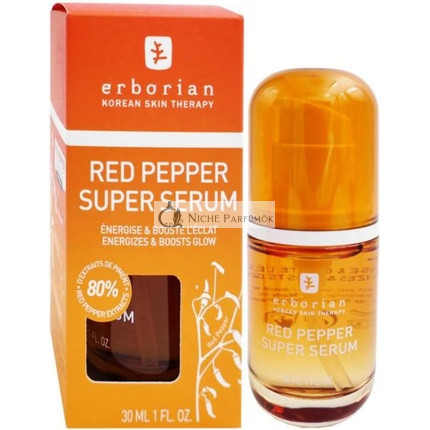 Erborian Red Pepper Super Serum Energizes Evens Out Skin Tone and Boosts Radiance 30ml