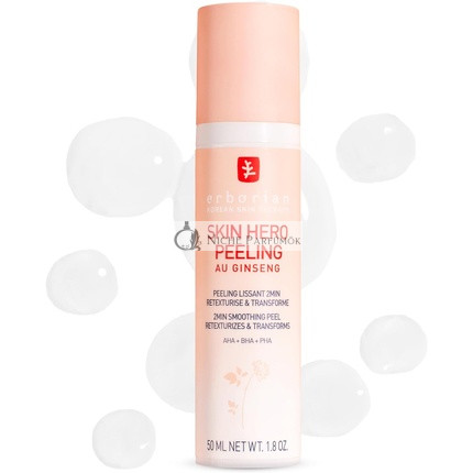 Erborian Skin Hero Peeling with Ginseng Face Peeling Gel and Treatment 50ml White