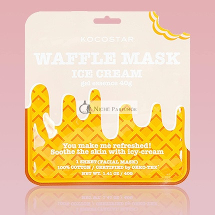 Kocostar Waffle Gel Essence Sheet Mask 40g - Ice Cream