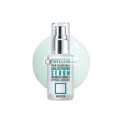 Rovectin Aqua Activating Serum Anti-Aging Moisturizing Serum with Hyaluronic Acid and Niacinamide 1.2 fl.oz 35ml