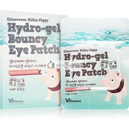 Elizavecca Hydro-gel Bouncy Eye Patch - 20 pcs, Regenerating and Moisturizing Eye Contour Mask