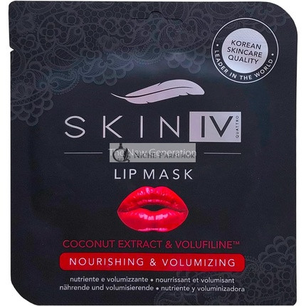 Skin IV Korean Skincare Nourishing and Volumizing Lip Mask Sheet With Coconut Extract and Volufiline 3g