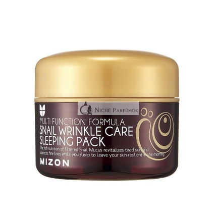 MIZON Snail Line Snail Wrinkle Care Sleeping Pack Nourishing Mask Firming Mask for Damaged Skin Anti-Wrinkle Care 2.7 FL oz