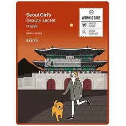   Skin79_Seoul Girl's Mask Wrinkle Care Maska Wp?Acie Przeciwstarzeniowa 20g