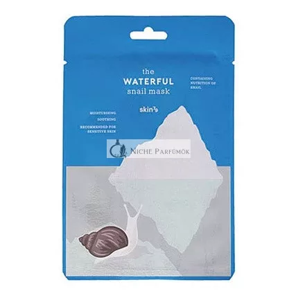 SKIN79 The Honeyful Snail Mask Moisturizing Sheet Mask with Snail Mucin Filtrate, Glacier Water, Hyaluronic Acid, Chia, Oat, Lentil, Mulberry, Camellia, Hibiscus and Aloe WATERFUL
