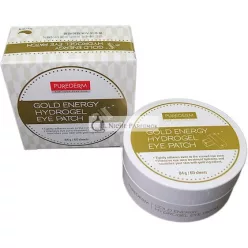   Gold Energy Hydrogel Eye Patch Anti-Wrinkle Collagen Eye Masks Eye Serum Eye Gel Pads Gold/Lemongrass/Vita10complex Moisturizing Remove Bags Dark Circles Made in Korea 60pcs