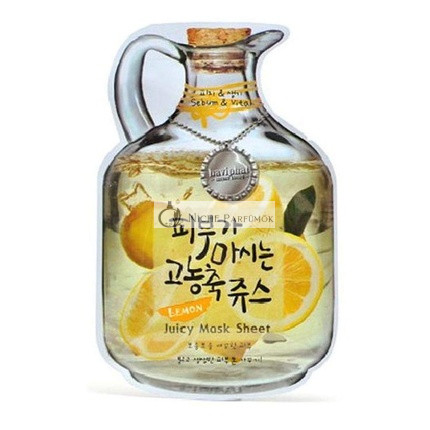 Fruit Fix Unisex Baviphat Lemon Mask 1 Unit - Black