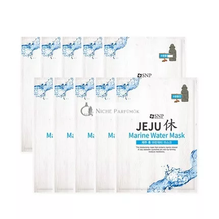 SNP Shining Nature Purity Green Tea Mask Jeju Sea Water