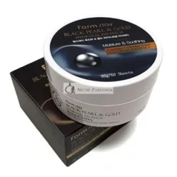   FARMSTAY Black & Pearl Gold Hydrogel Eye Patch Anti-Aging Eye Masks
