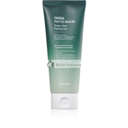 Jayjun Okra Phyto Mucin 150 Ml - Deep Cleansing Gel With Scrub Effect