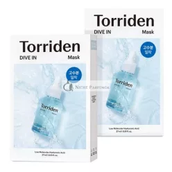   Torriden DIVE-IN Hyaluronic Acid Facial Sheet Masks Moisturizing Sheet Mask for Sensitive Dry Skin Fragrance-Free Alcohol-Free No Colorants Vegan Cruelty-Free Korean Skin Care