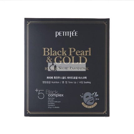 Petitfee Black Pearl and Gold Hydrogel Mask Pack