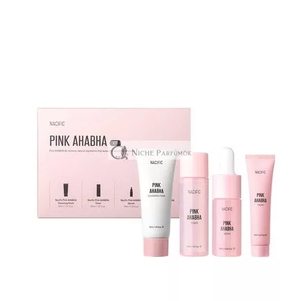 Nacific Pink AHA BHA Kit Travel Size Skin Care Set