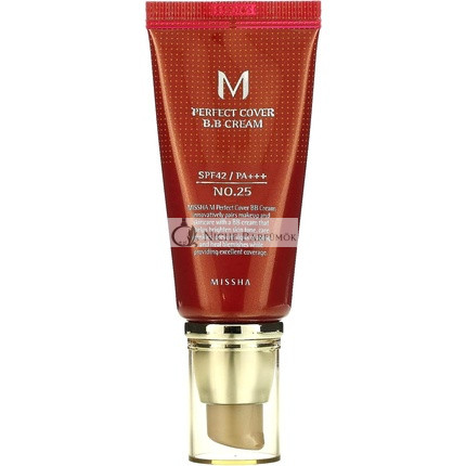 Missha M Perfect Cover BB Cream SPF42 PA+++ 25 Warm Beige 50ml Honey 50ml