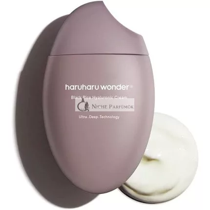 HARUHARU Wonder Black Rice Hyaluronic Cream 1.69 fl. oz / 50ml Fermented Facial Moisturizer - Vegan and Cruelty Free
