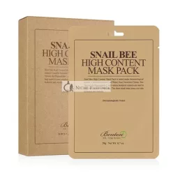  BENTON Snail Bee High Content Mask Pack 20g 10 Sheets - Skin Soothing & Hydrating Facial Mask Sheet