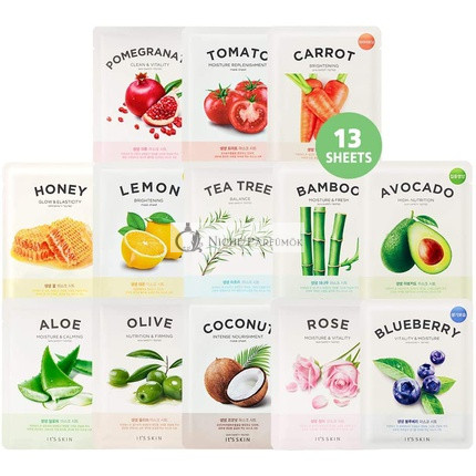 It's Skin The Fresh Mask Sheet 13 Variety Combo Pack - Natural Vital Substances
