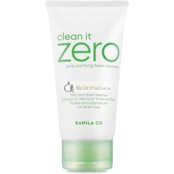   Banila Co Clean it Zero Pore Clarifying Foam Cleanser 150ml with Tri-Peel Acid and Natural Clay