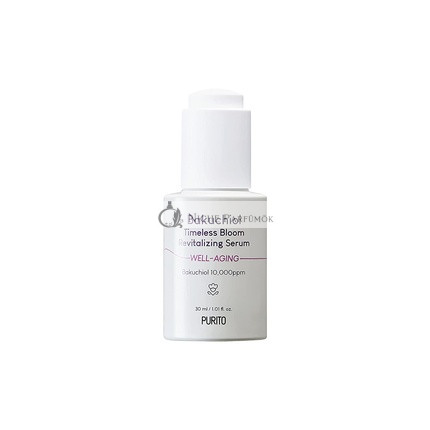 PURITO Bakuchiol Timeless Bloom Revitalizing Serum 30ml 1.01 fl. oz. Vegan and Cruelty-Free Korean Skin Care