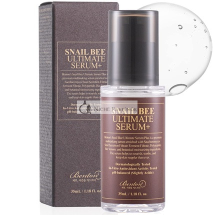 BENTON Snail Bee Ultimate Serum 35ml Skin Soothing and Nourishing Face Serum