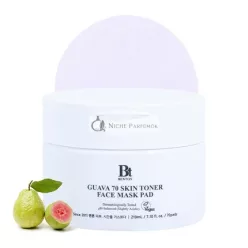   BENTON Guava 70 Skin Toner Face Mask Pad - Skin Soothing and Moisturizing Effect for All Skin Types, Elastic Skin, Pore Care, Korean Skin Care