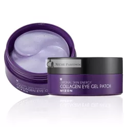   Mizon Collagen Eye Gel Pad with Marine Collagen for Puffy Eyes, Dark Circles, and Wrinkle Care - Korean Cosmetics