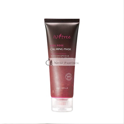 ISNTREE Real Rose Calming Face Mask 3.38 fl. oz. Moisturizing Nourishing and Soothing with 60% Damask Rose Water Amino Acids Complex and Hyaluronic Acid