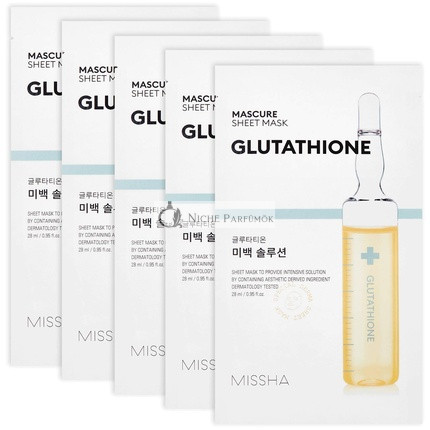 Missha Mascure Solution Sheet Mask Whitening Solution