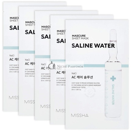 MISSHA Mascure AC Care Solution Sheet Mask Saline Water for Sensitive Skin 1pc