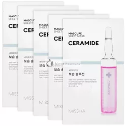   MISSHA Mascure Moisture Solution Sheet Mask Ceramide for Dry and Weakened Skin - 1pc