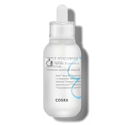 COSRX Hydrium Triple Hyaluronic Moisture Ampoule 40ml 1.35 fl.oz Hyaluronic Acid Viscous Serum Korean Skin Care Animal Testing Free Paraben Free