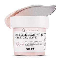   COSRX Pink Pore Clarifying Charcoal Mask 3.8 fl. oz / 110g - Detox Face Clay Mask for Blackheads, Pores, and Acne Control
