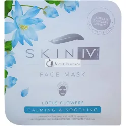   Skin IV Korean Calming & Soothing Face Sheet Mask With Lotus Flowers 25ml