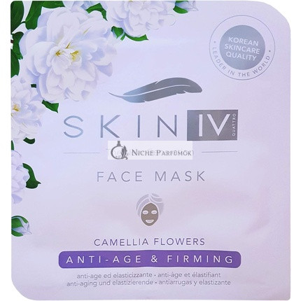 Skin IV Korean Anti-Age & Firming Face Sheet Mask with Camellia Flowers 25ml