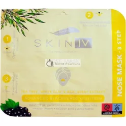   Skin IV Korean Nose Strip Purifying Action in 3 Steps Advanced Blackheads Solution & Pores Treatment 7.55g
