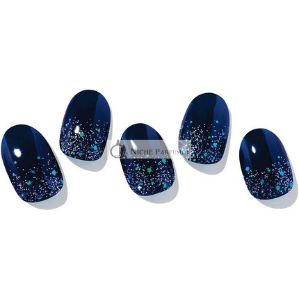 ohora Semi Cured Gel Nail Strips N Polaris Salon-Quality Long Lasting Easy to Apply & Remove - Includes 2 Prep Pads Nail File & Wooden Stick