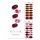 ohora Semi Cured Gel Nail Strips N Mulberry - Works with UV Nail Lamps Salon-Quality Long Lasting Easy to Apply & Remove - Includes 2 Prep Pads Nail File & Wooden Stick
